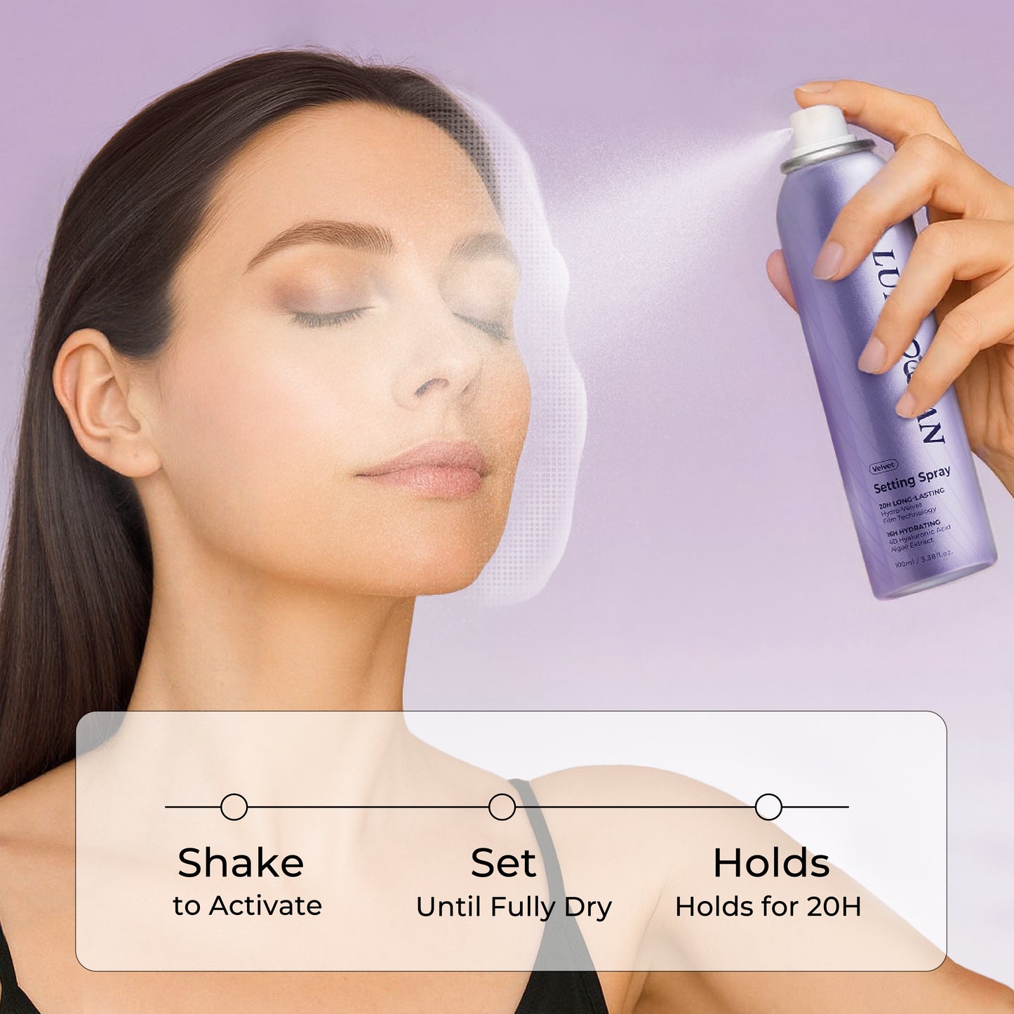 Lumiocean 24 hours Setting Spray 2-PACK